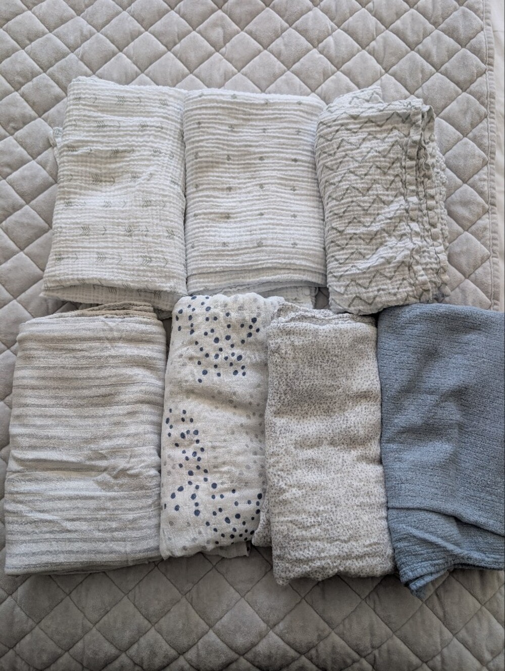 Aden + Anais, Ziggy Baby, Swaddle Blankets, Bundle Of 7x